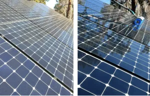 Professional solar panel cleaning
